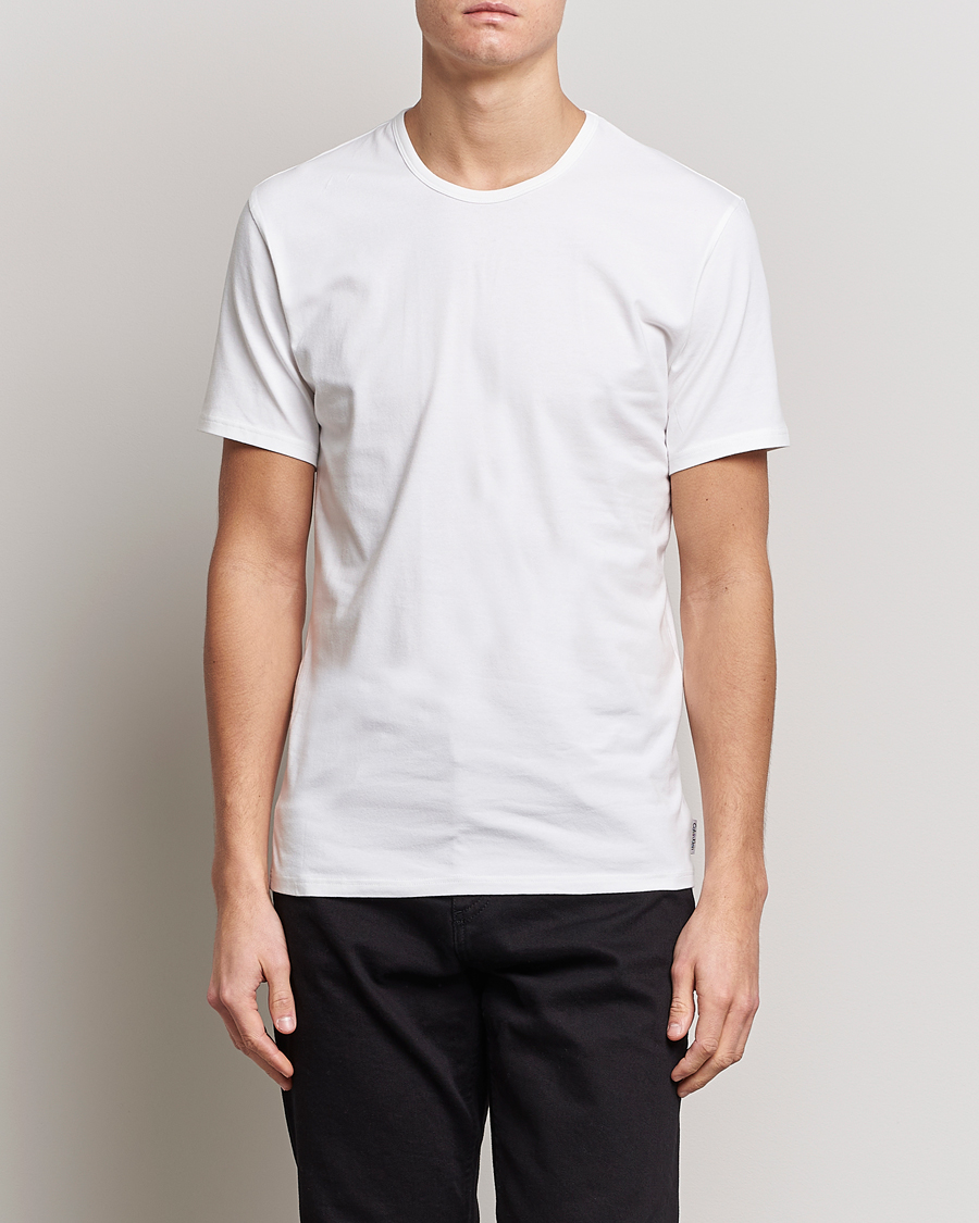 Herren | T-Shirts | Calvin Klein | Cotton Crew Neck Tee 2- Pack White