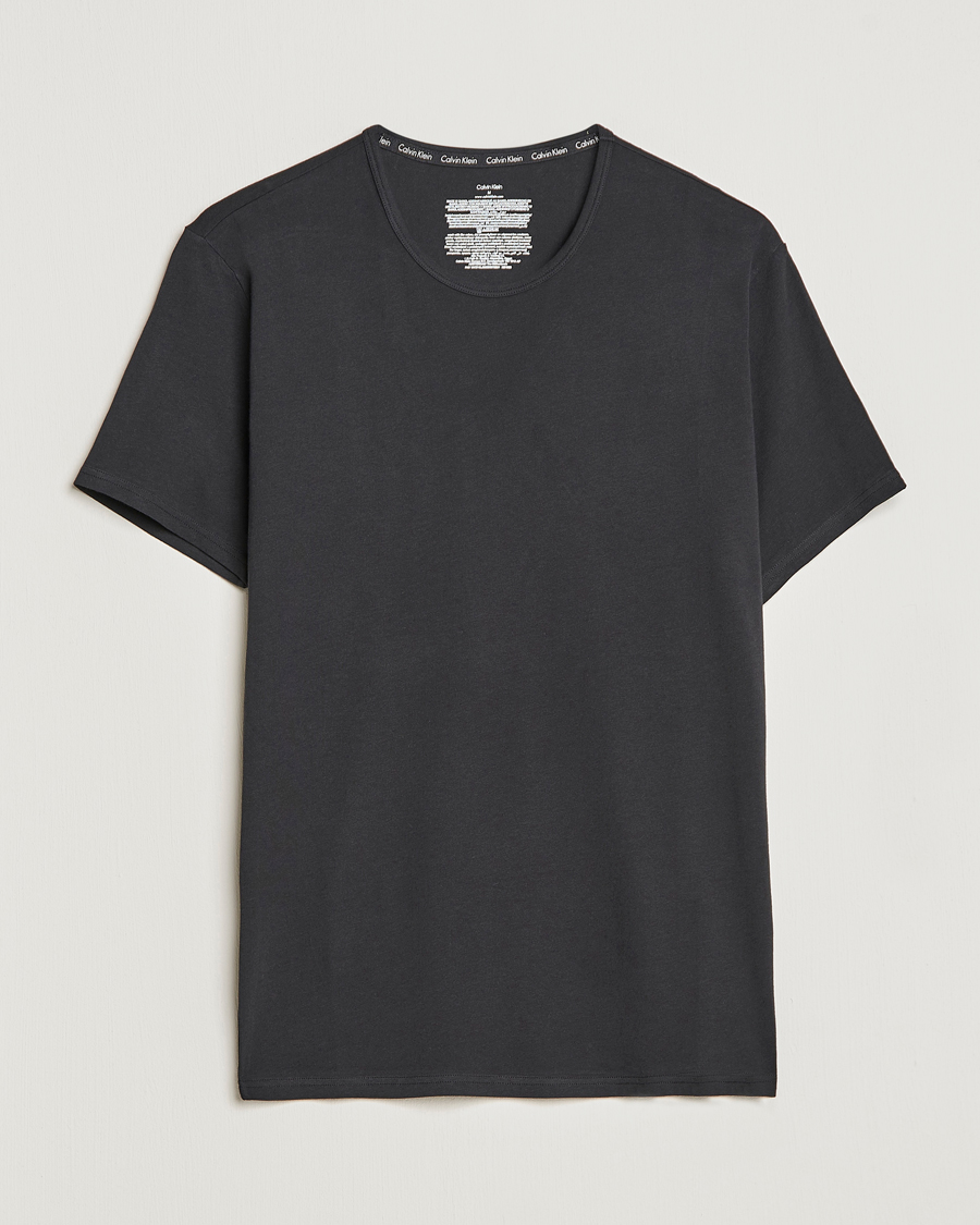Herren | T-Shirts | Calvin Klein | Cotton Crew Neck Tee 2- Pack Black