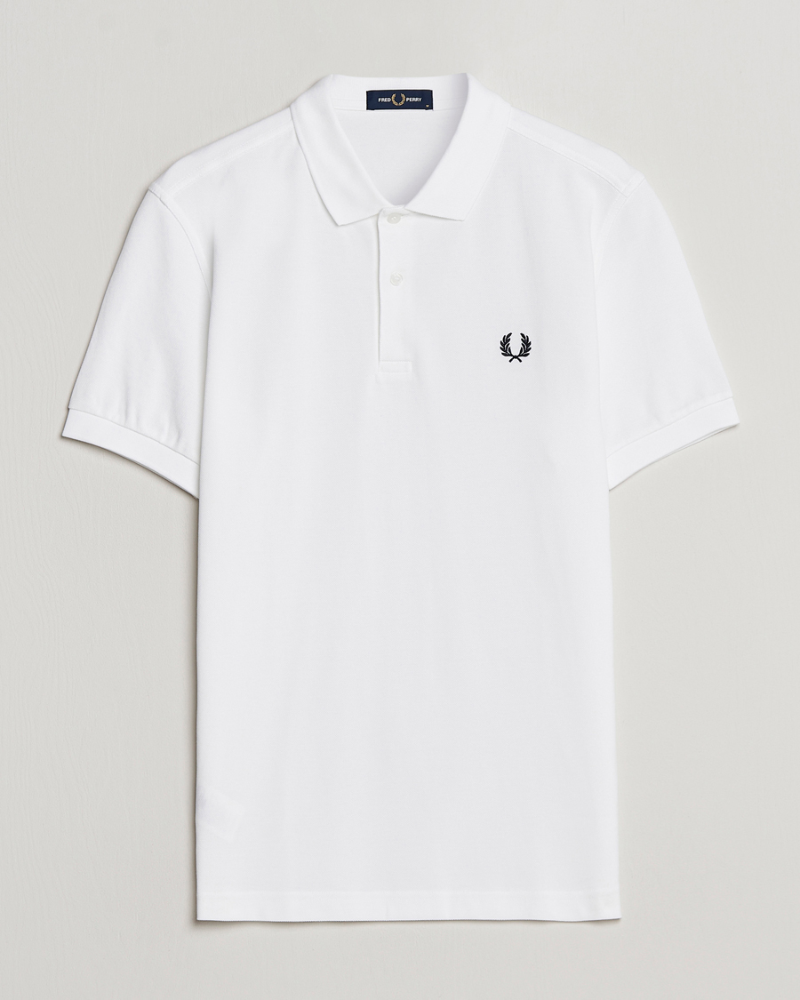Herren | Poloshirts | Fred Perry | Plain Polo White