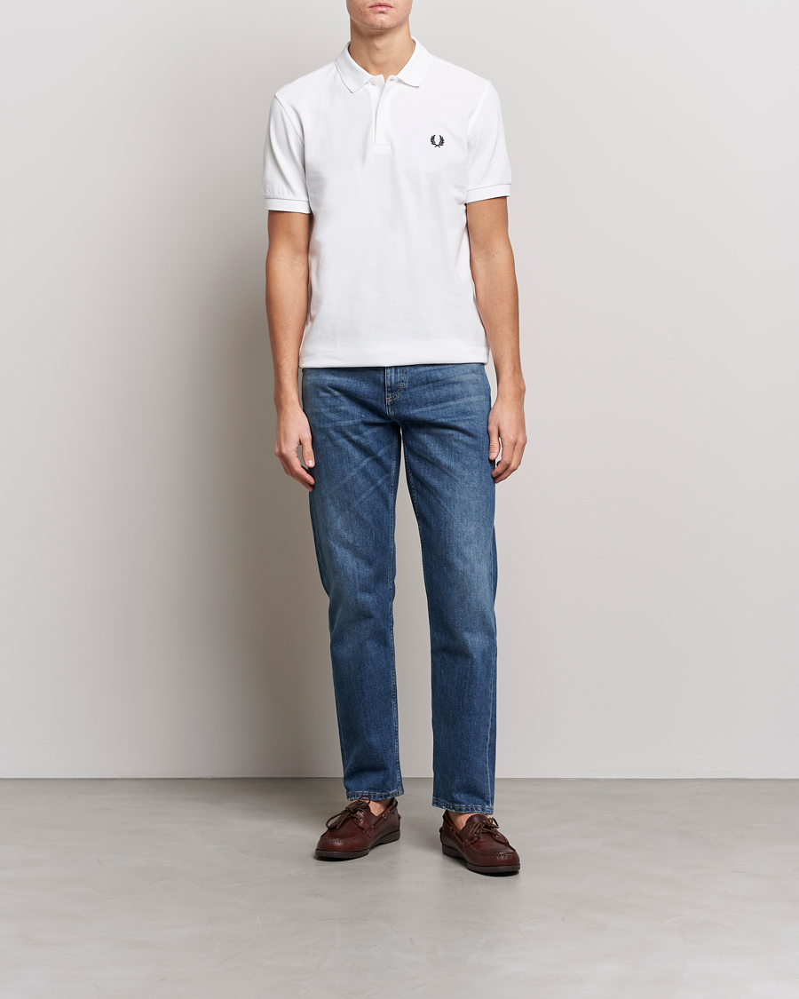 Herren | Poloshirts | Fred Perry | Plain Polo White