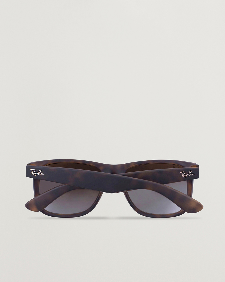 Herren | Sonnenbrillen | Ray-Ban | 0RB4165 Justin Polarized Wayfarer Sunglasses Havana/Brown