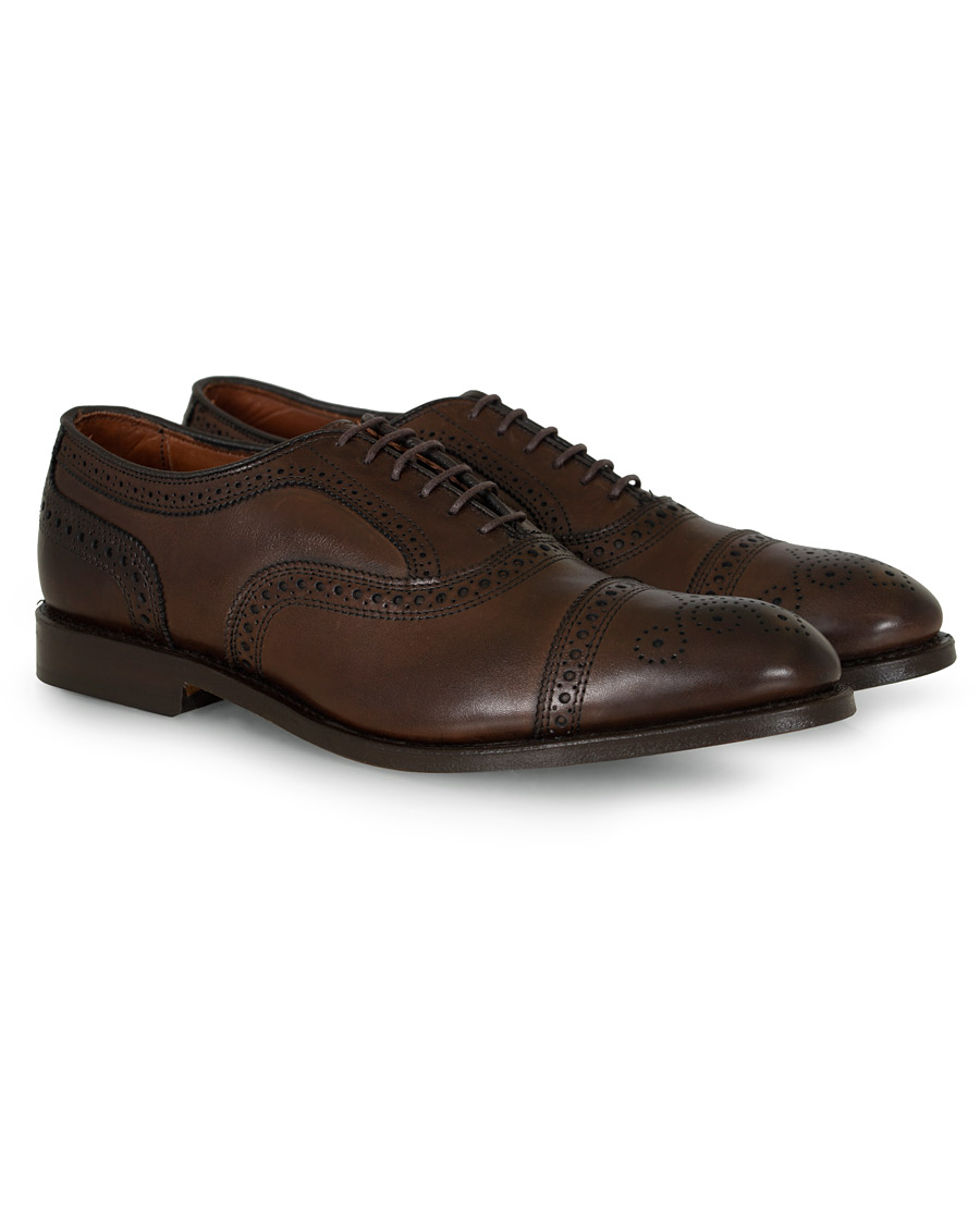 Herren | Allen Edmonds Strand Brogue Dark Brown Calf | Allen Edmonds | Strand Brogue Dark Brown Calf