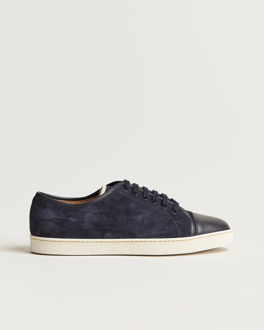 Herren | John Lobb Levah Sneaker Dusk Blue Suede | John Lobb | Levah Sneaker Dusk Blue Suede