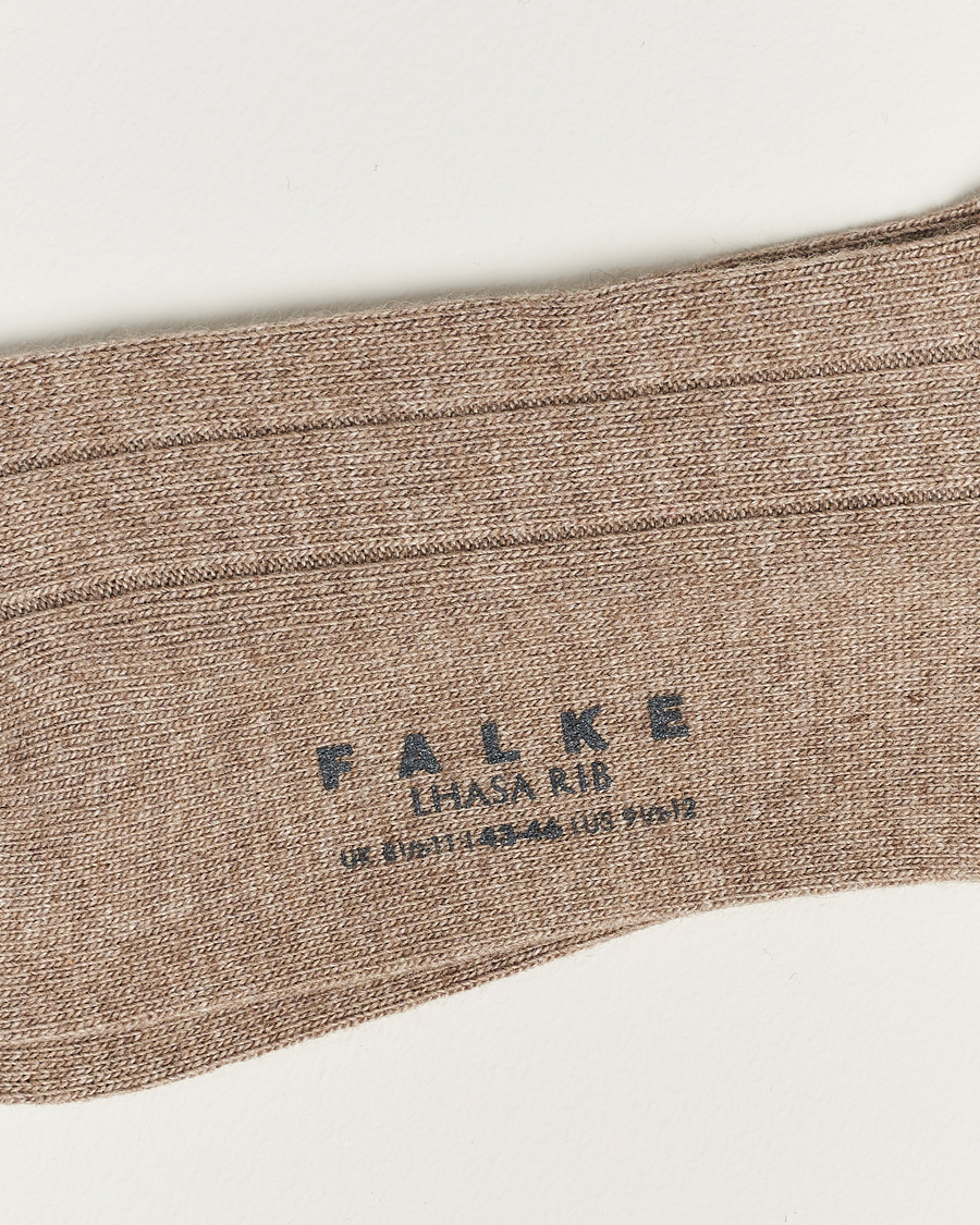 Herren | Socken aus Merinowolle | Falke | Lhasa Cashmere Sock Nuthmeg Mel