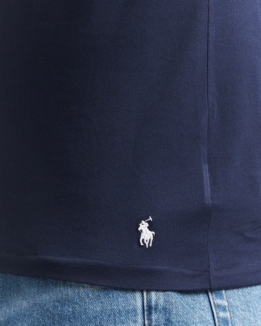 Herren | T-Shirts | Polo Ralph Lauren | 2-Pack Cotton Stretch T-Shirt Cruise Navy