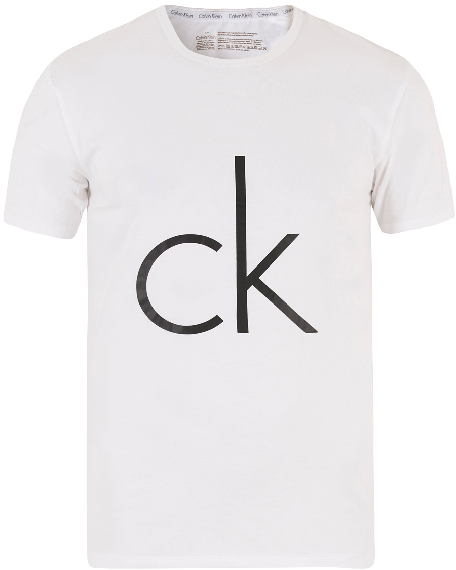 Herren | T-Shirts | Calvin Klein | Logo Crew Neck Tee White