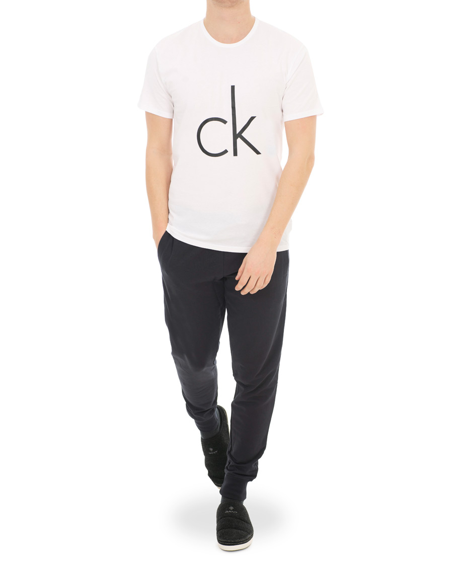 Herren | T-Shirts | Calvin Klein | Logo Crew Neck Tee White