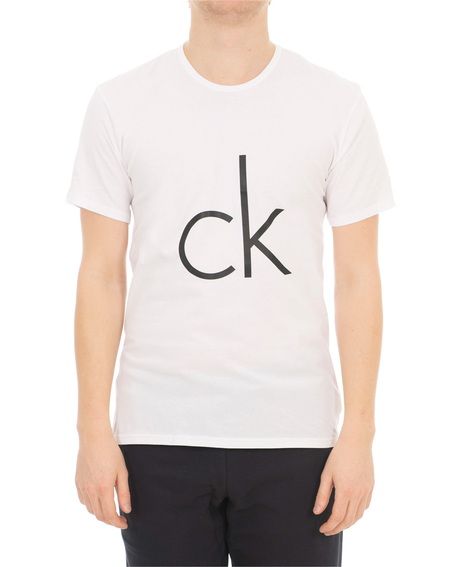 Herren | T-Shirts | Calvin Klein | Logo Crew Neck Tee White