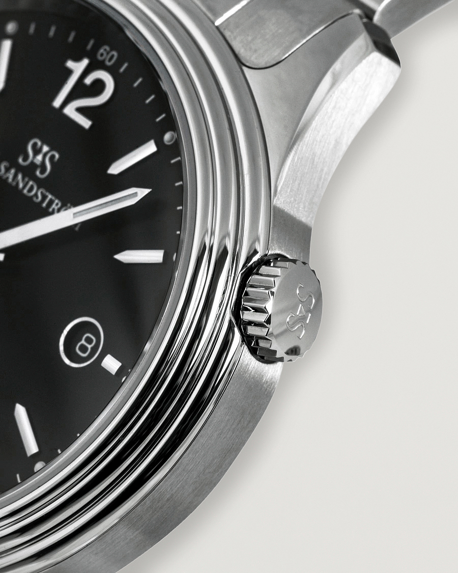 Herren | Sjöö Sandström Royal Steel Classic 41mm Black and Steel | Sjöö Sandström | Royal Steel Classic 41mm Black and Steel
