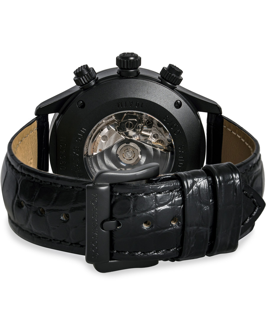 Herren | Sjöö Sandström UTC Extreme 44,2mm Black and Black Alligator | Sjöö Sandström | UTC Extreme 44,2mm Black and Black Alligator
