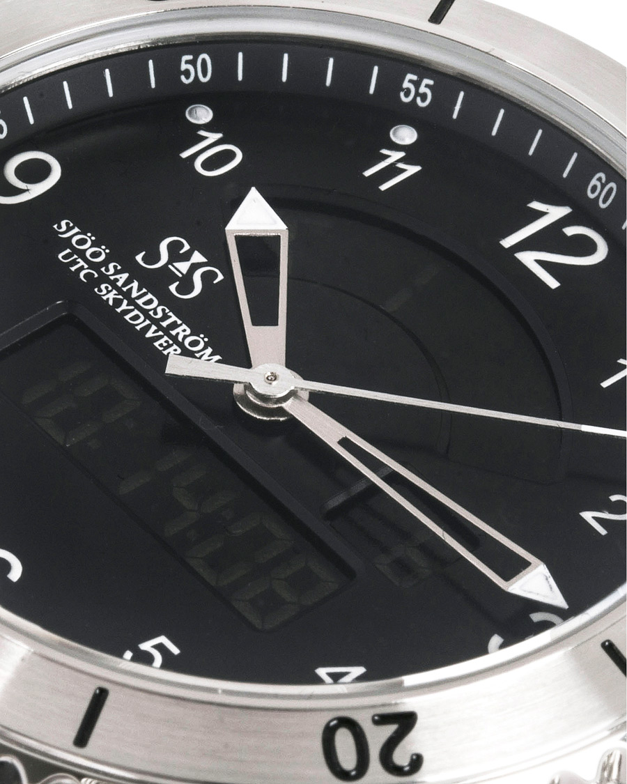 Herren | Sjöö Sandström UTC Skydiver 44,2mm Black and Black Rubber | Sjöö Sandström | UTC Skydiver 44,2mm Black and Black Rubber
