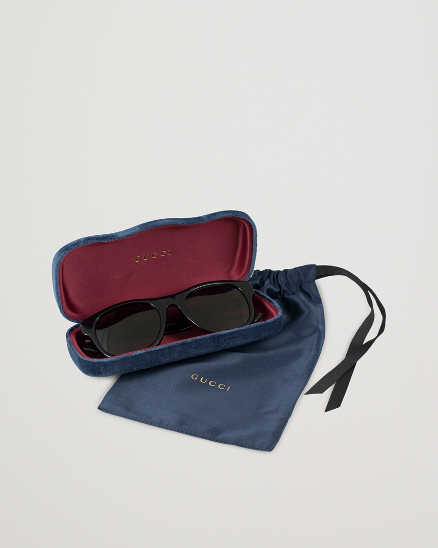 Herren | Gucci GG0003S Sunglasses Black/Green/Grey | Gucci | GG0003S Sunglasses Black/Green/Grey