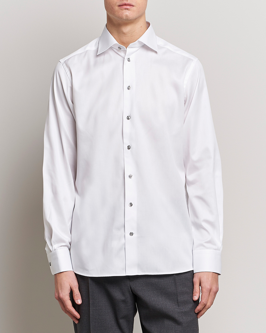 Herren | Festive | Eton | Contemporary Fit Signature Twill Shirt White