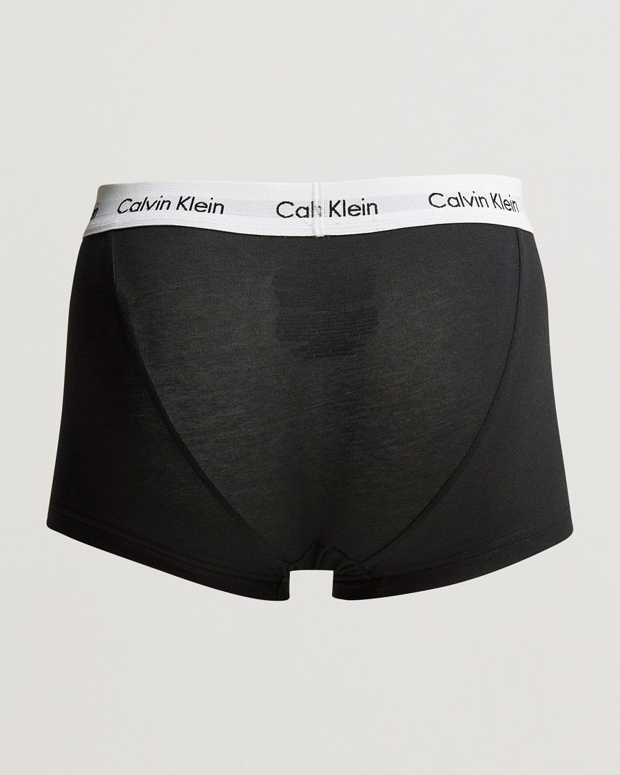 Herren | Wardrobe basics | Calvin Klein | Cotton Stretch Low Rise Trunk 3-Pack Black/White/Grey