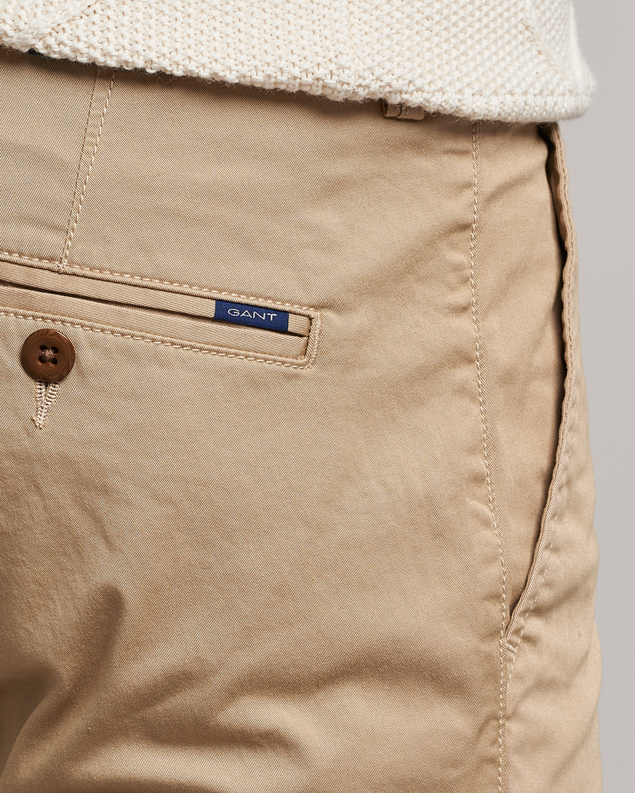 Herren | Hosen | GANT | Slim Twill Chino Dark Khaki