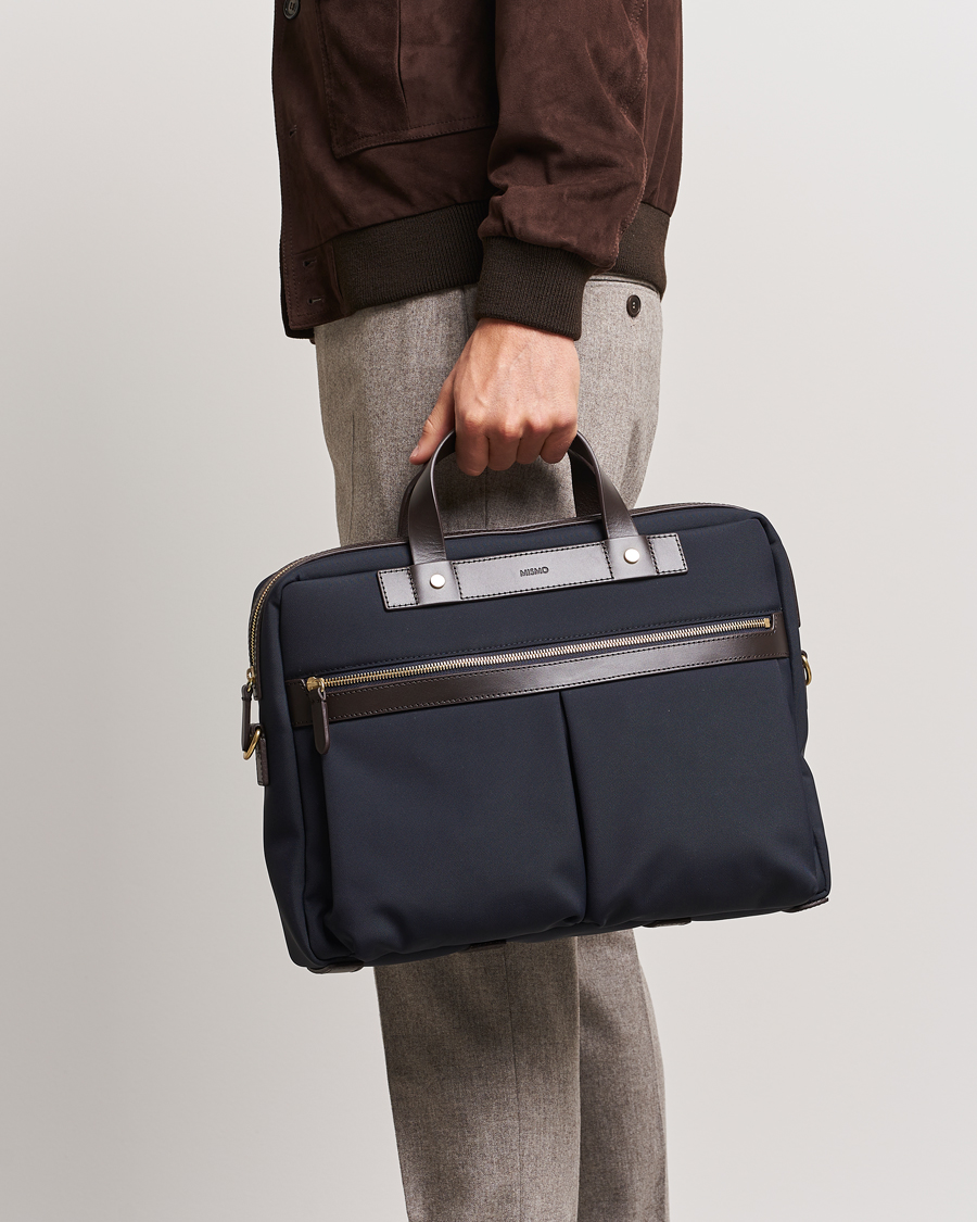 Herren | Taschen | Mismo | MismoM/S Nylon OfficeNavy/Dark Brown
