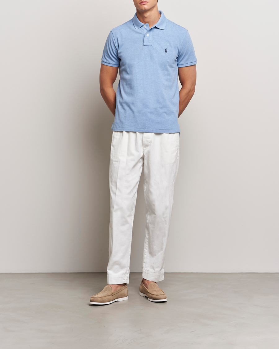 Herren | Poloshirts | Polo Ralph Lauren | Custom Slim Fit Polo Isle Heather