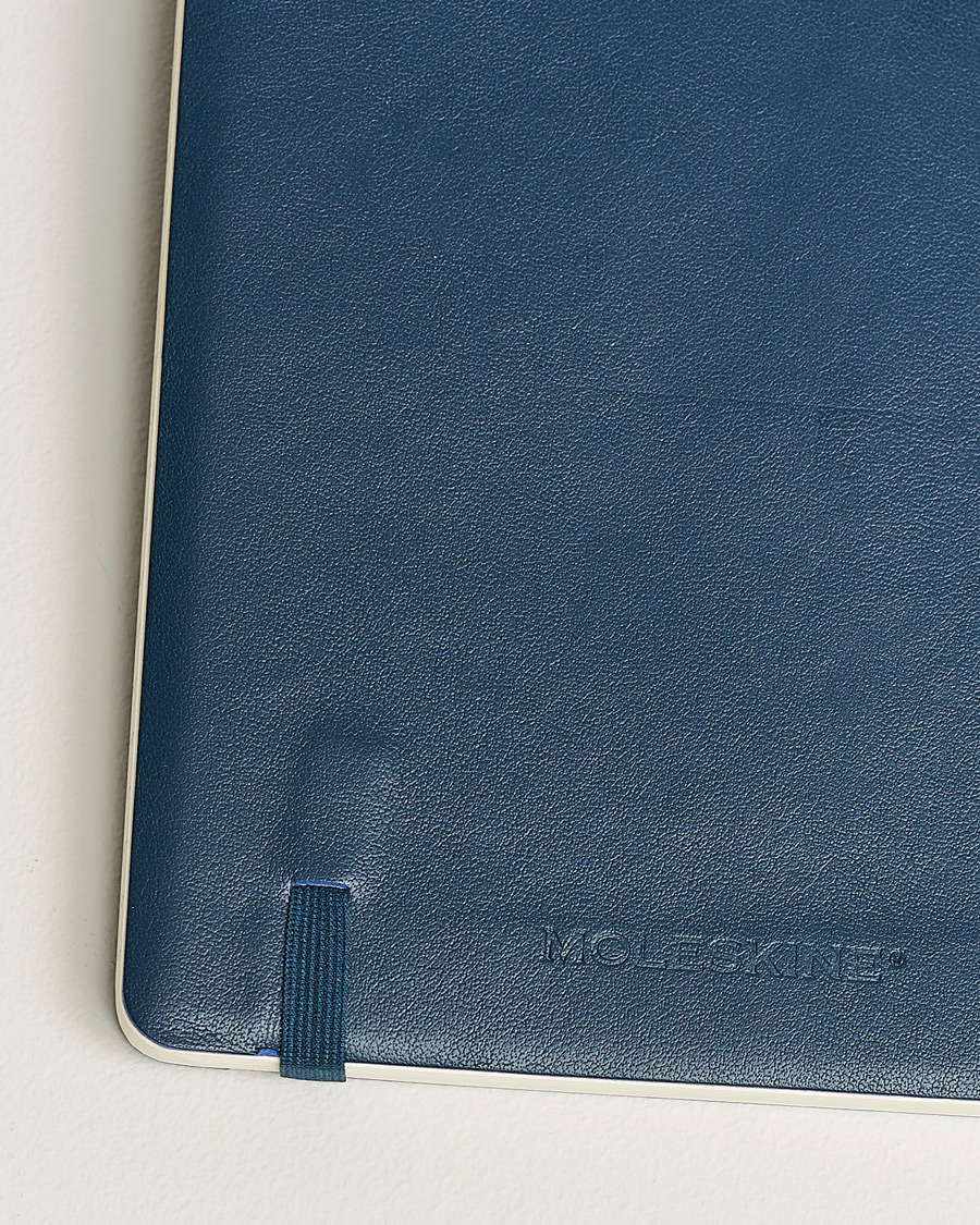 Herren | Moleskine Ruled Soft Notebook Large Sapphire Blue | Moleskine | Ruled Soft Notebook Large Sapphire Blue