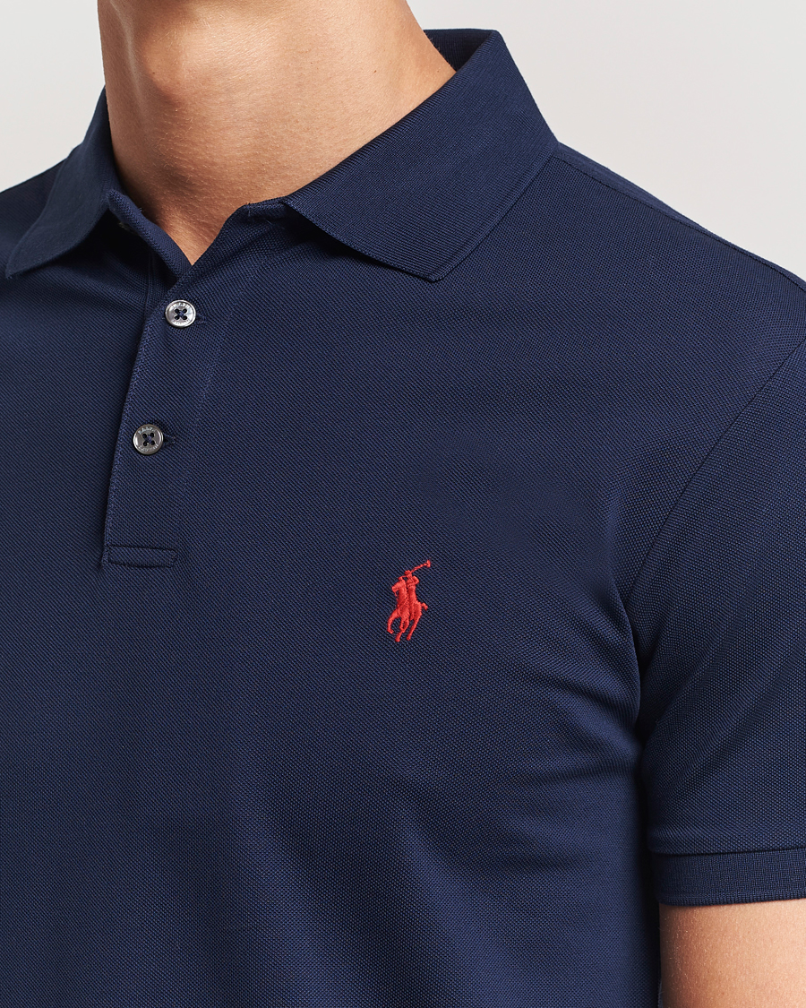 Herren | Poloshirts | Polo Ralph Lauren | Slim Fit Stretch Polo Refined Navy