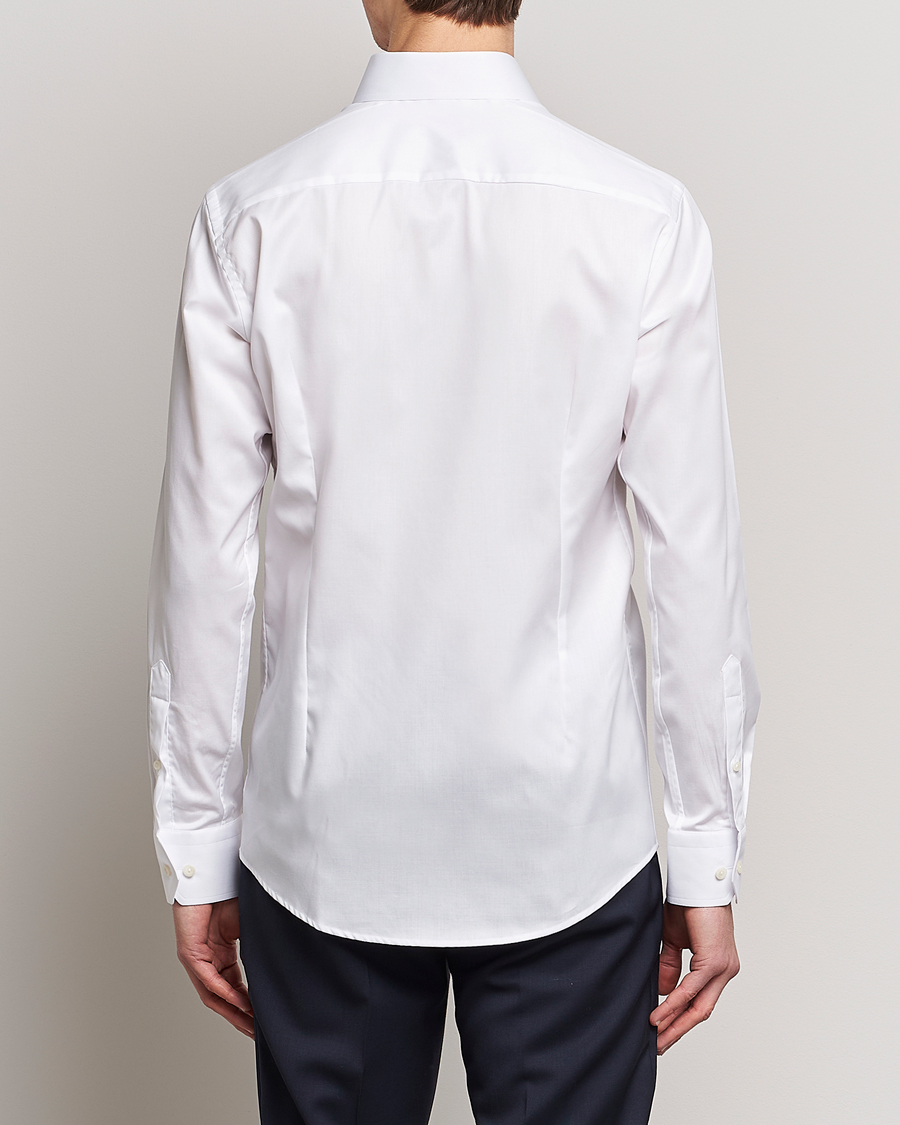 Herren | Hemden | Eton | Slim Fit Twill Cut Away Shirt White
