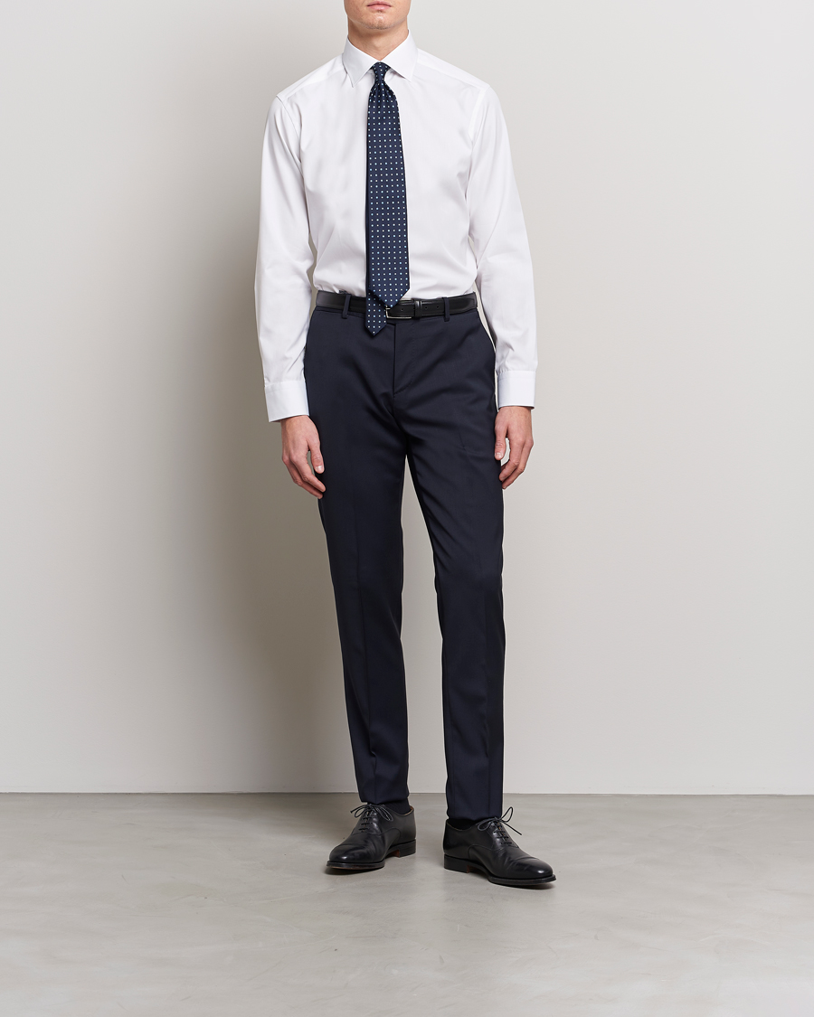 Herren | Hemden | Eton | Slim Fit Poplin Shirt White