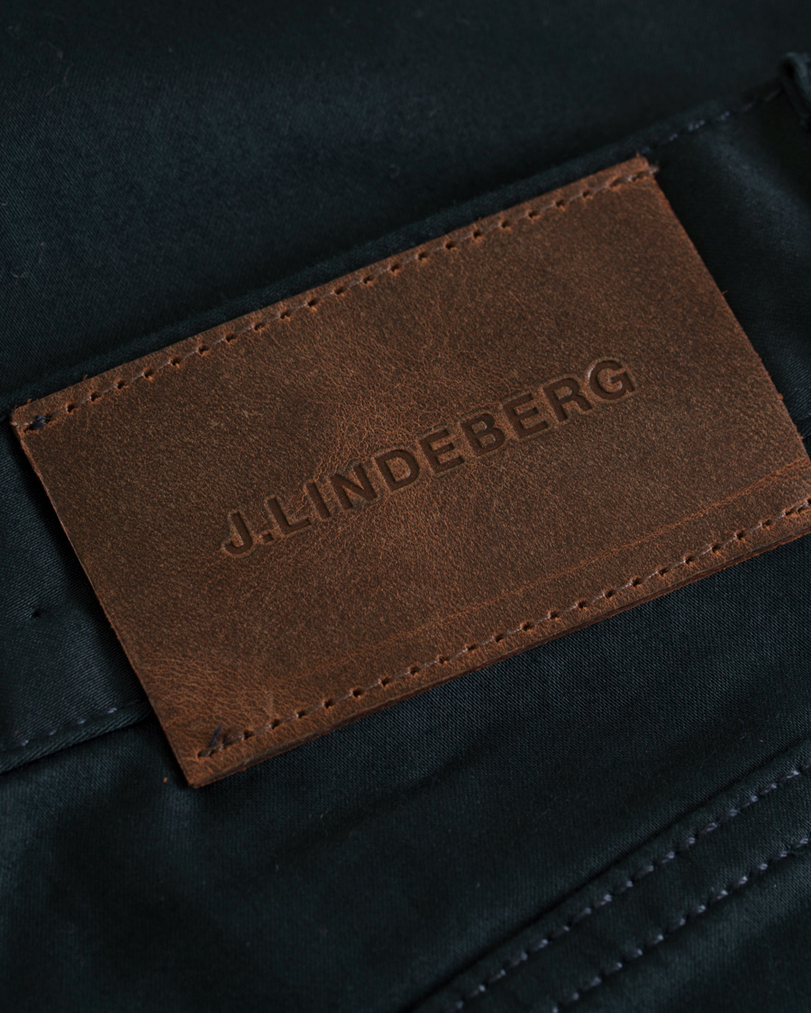 Herren | Jeans | J.Lindeberg | Jay Satin Stretch Jeans Navy