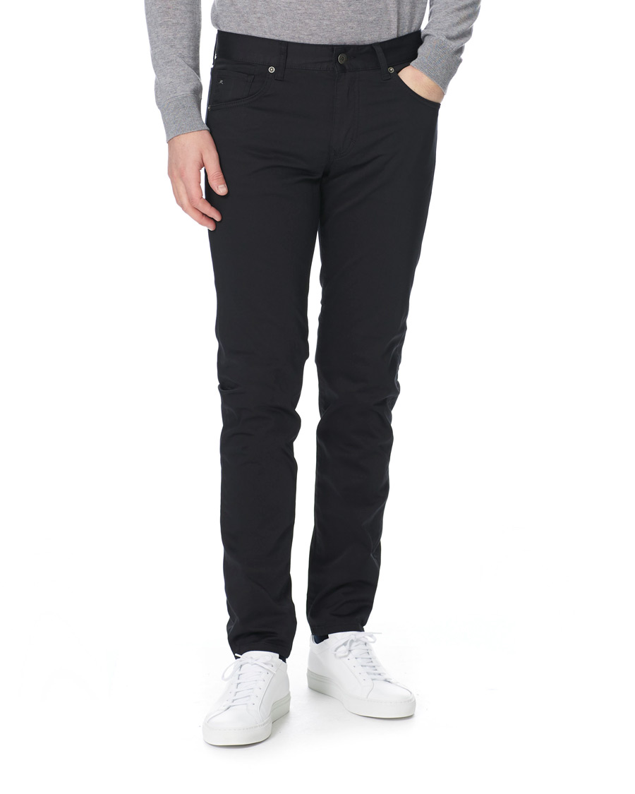 Herren | Jeans | J.Lindeberg | Jay Satin Stretch Jeans Black