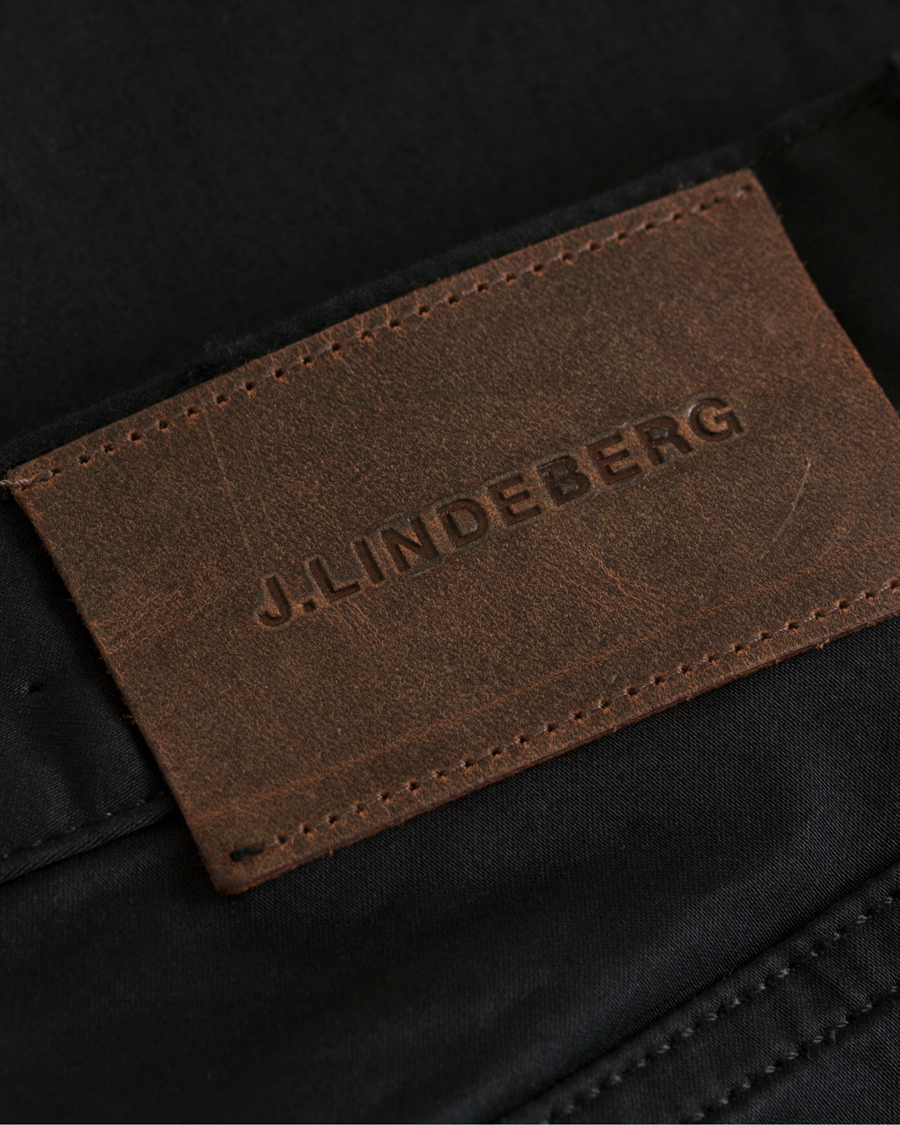 Herren | Jeans | J.Lindeberg | Jay Satin Stretch Jeans Black