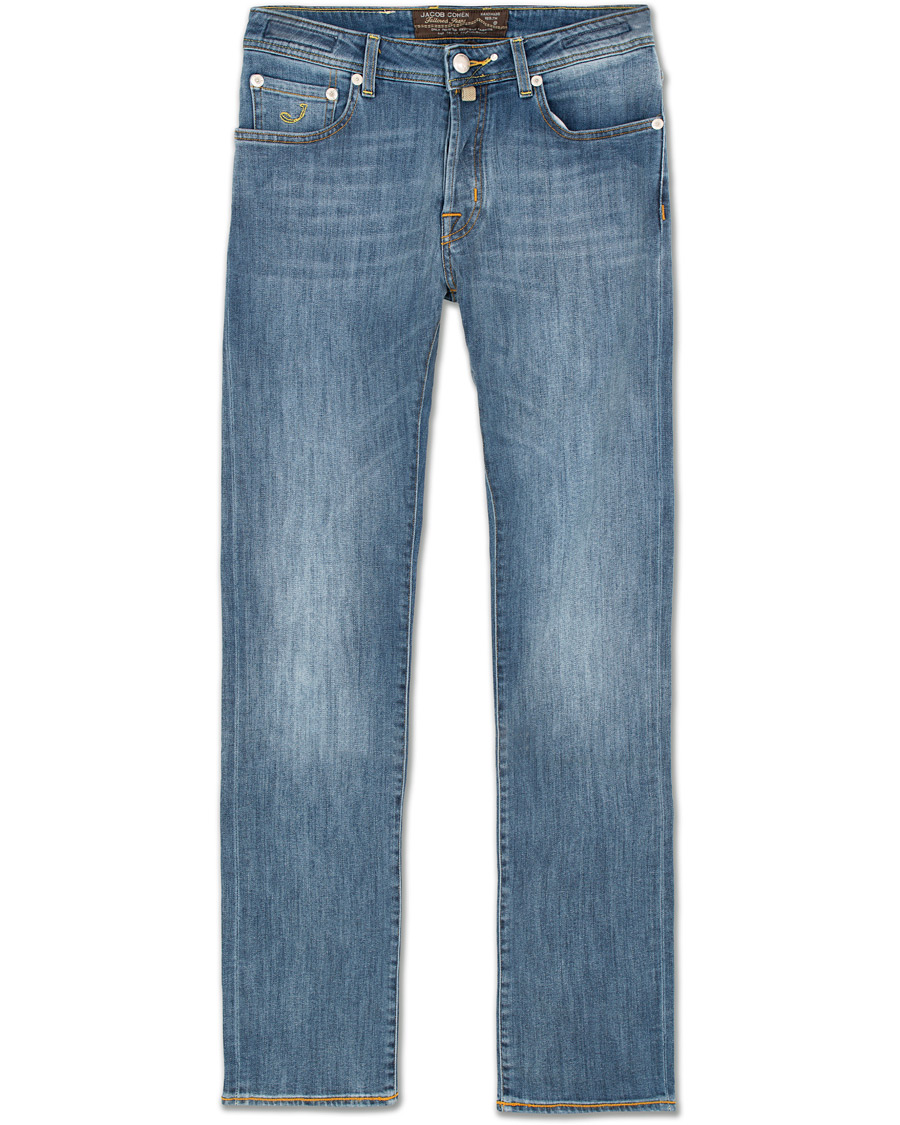 Herren | Jeans | Jacob Cohën | Jacob Cohen 688 Slim Jeans Light Blue