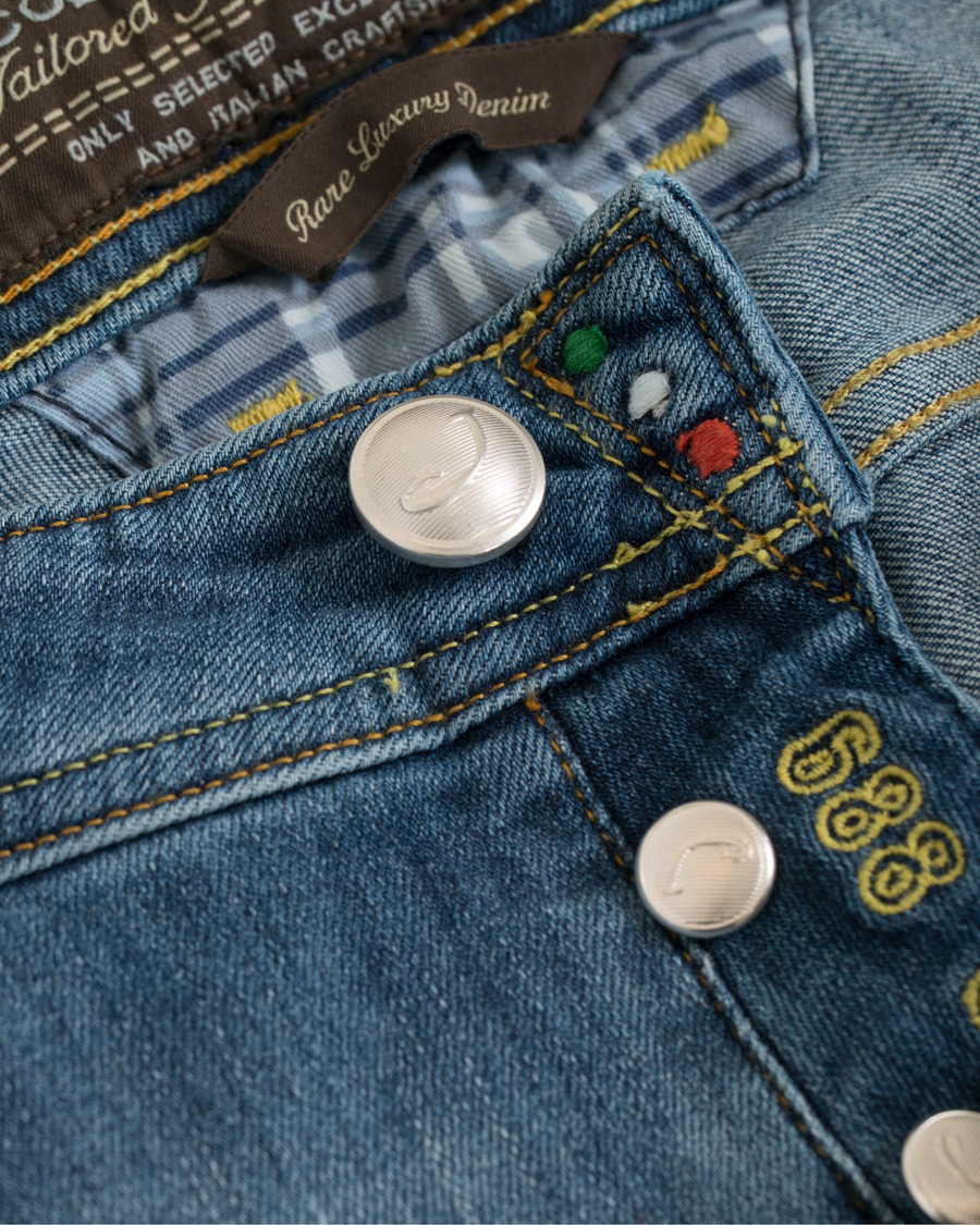 Herren | Jeans | Jacob Cohën | Jacob Cohen 688 Slim Jeans Light Blue