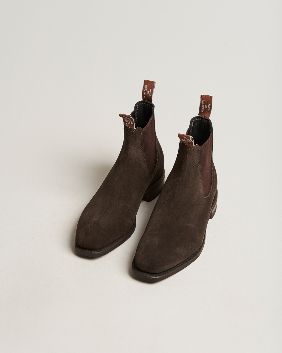 Herren | R.M.Williams Blaxland G Boot Chocolate Suede | R.M.Williams | Blaxland G Boot Chocolate Suede