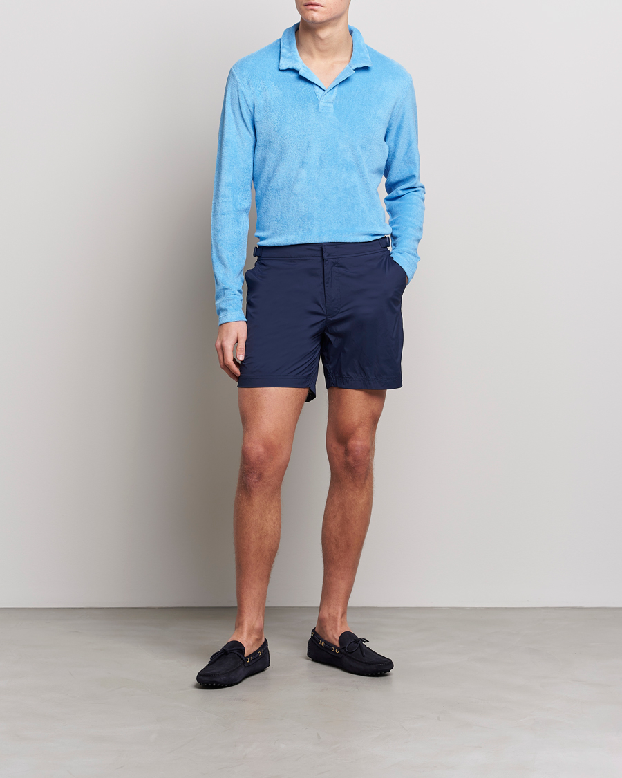 Herren | Orlebar Brown Bulldog Sport Swim Shorts Navy | Orlebar Brown | Bulldog Sport Swim Shorts Navy