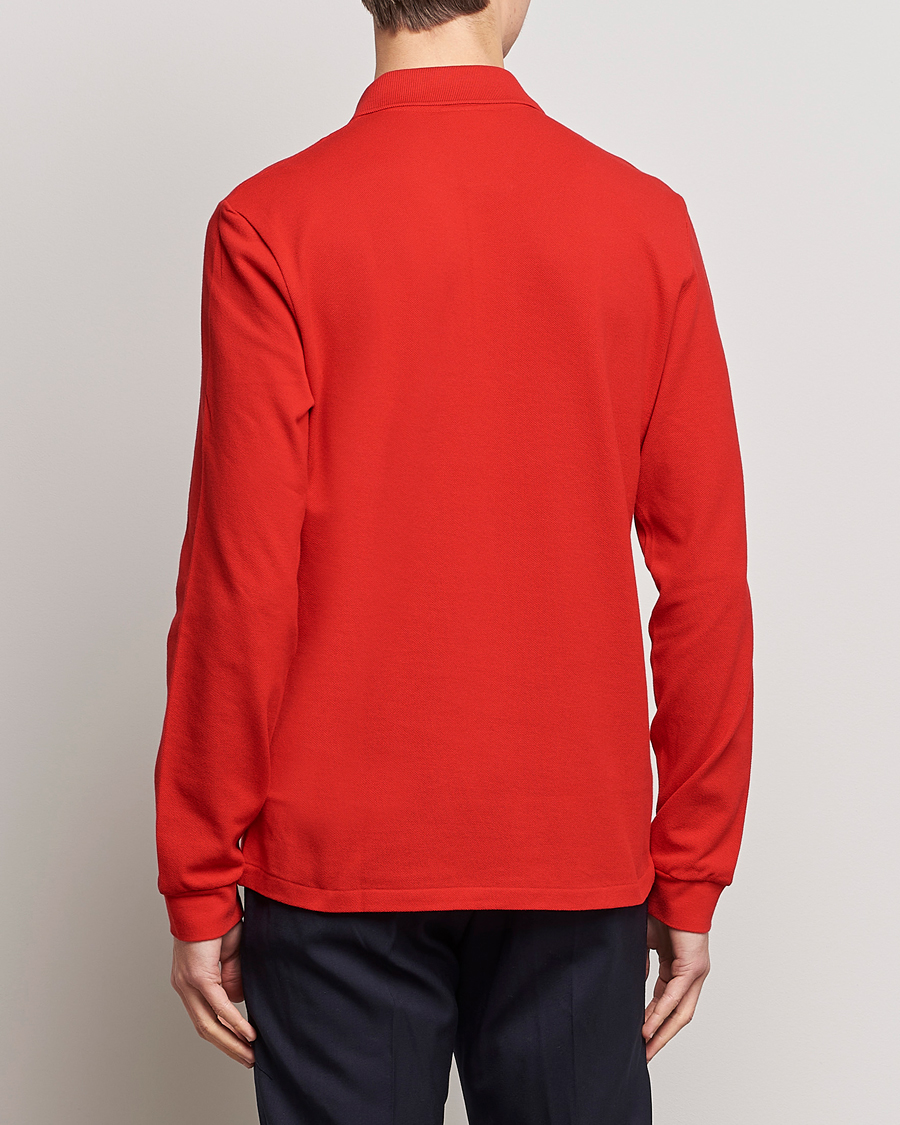 Herren | Langarm-Poloshirts | Lacoste | Long Sleeve Polo Red