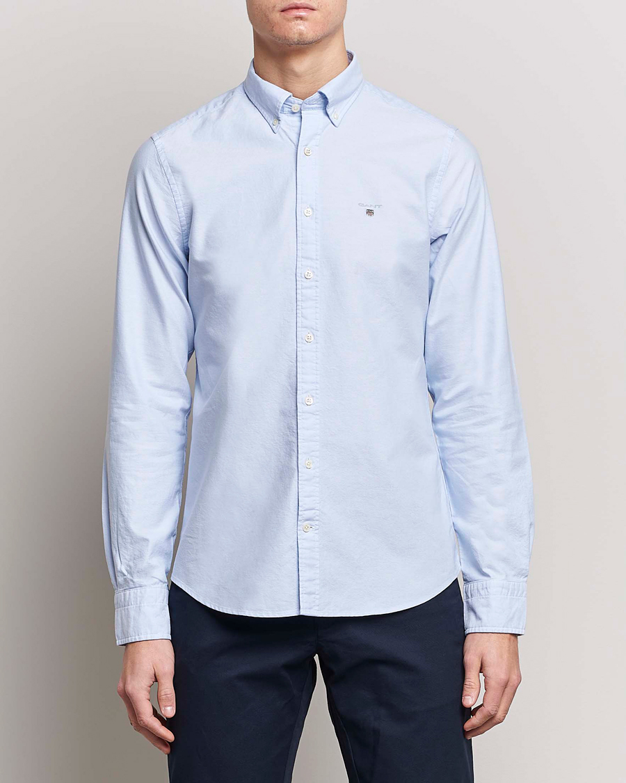 Herren | Hemden | GANT | Slim Fit Oxford Shirt Capri Blue