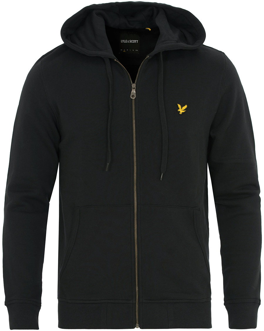 Herren | Pullover | Lyle & Scott | Zip Through Hoodie True Black