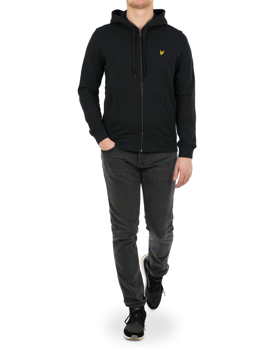 Herren | Pullover | Lyle & Scott | Zip Through Hoodie True Black
