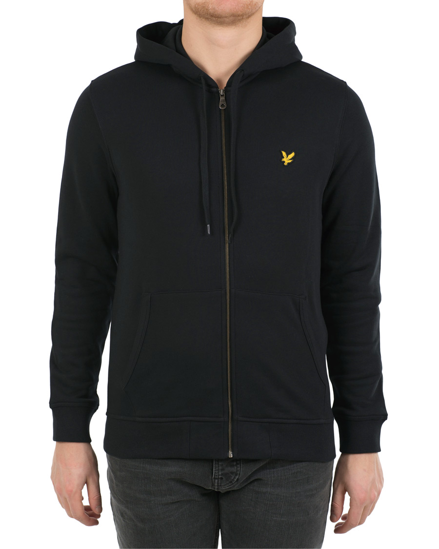 Herren | Pullover | Lyle & Scott | Zip Through Hoodie True Black