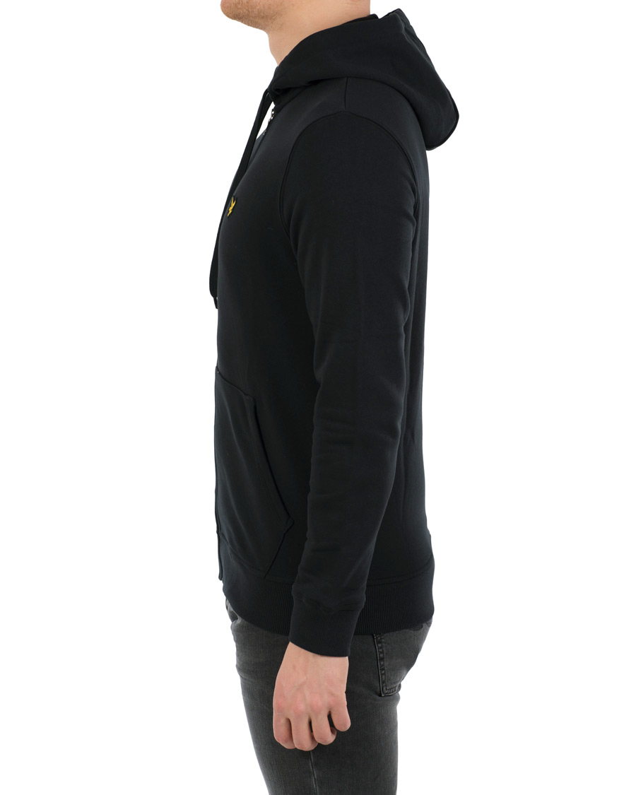 Herren | Pullover | Lyle & Scott | Zip Through Hoodie True Black