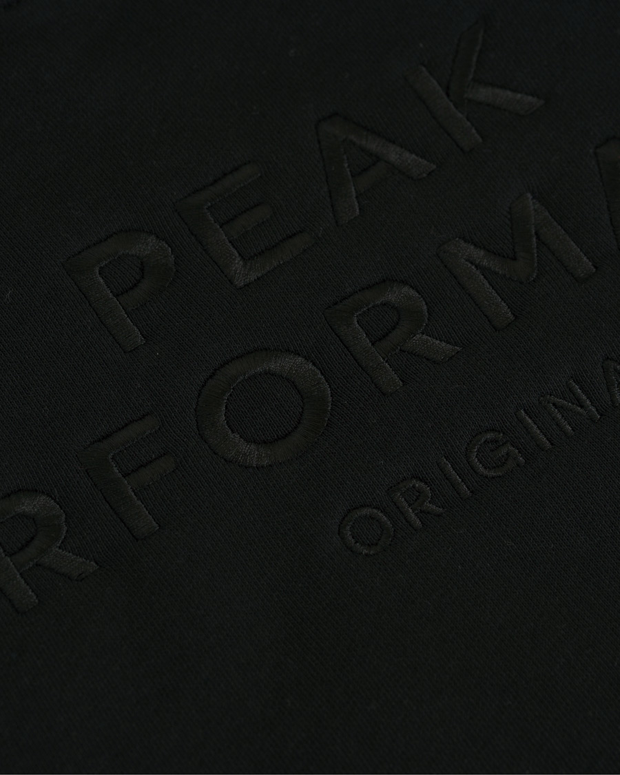 Herren | Pullover | Peak Performance | Logo Hoodie Black