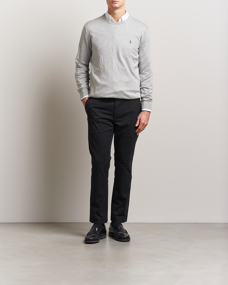 Herren | Pullover | Polo Ralph Lauren | Pima Cotton Crew Neck Pullover Andover Heather