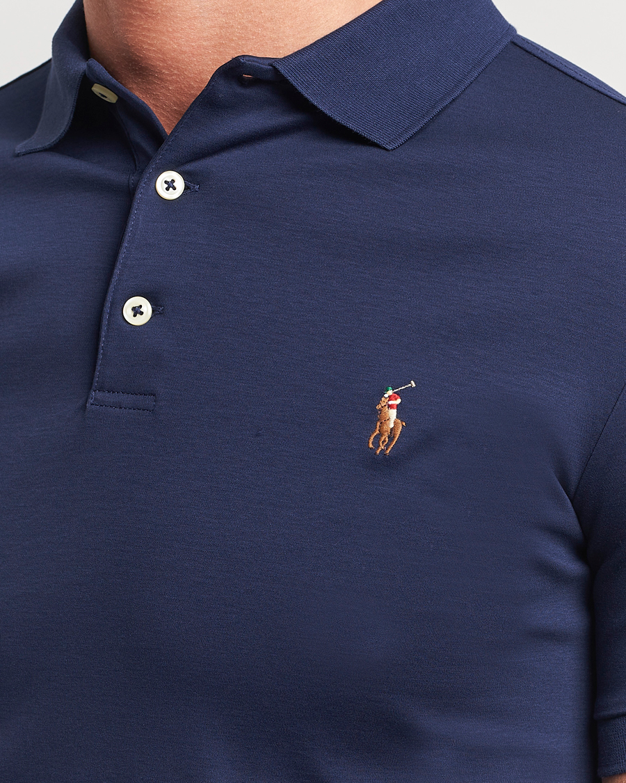 Herren | Poloshirts | Polo Ralph Lauren | Slim Fit Pima Cotton Polo Refined Navy