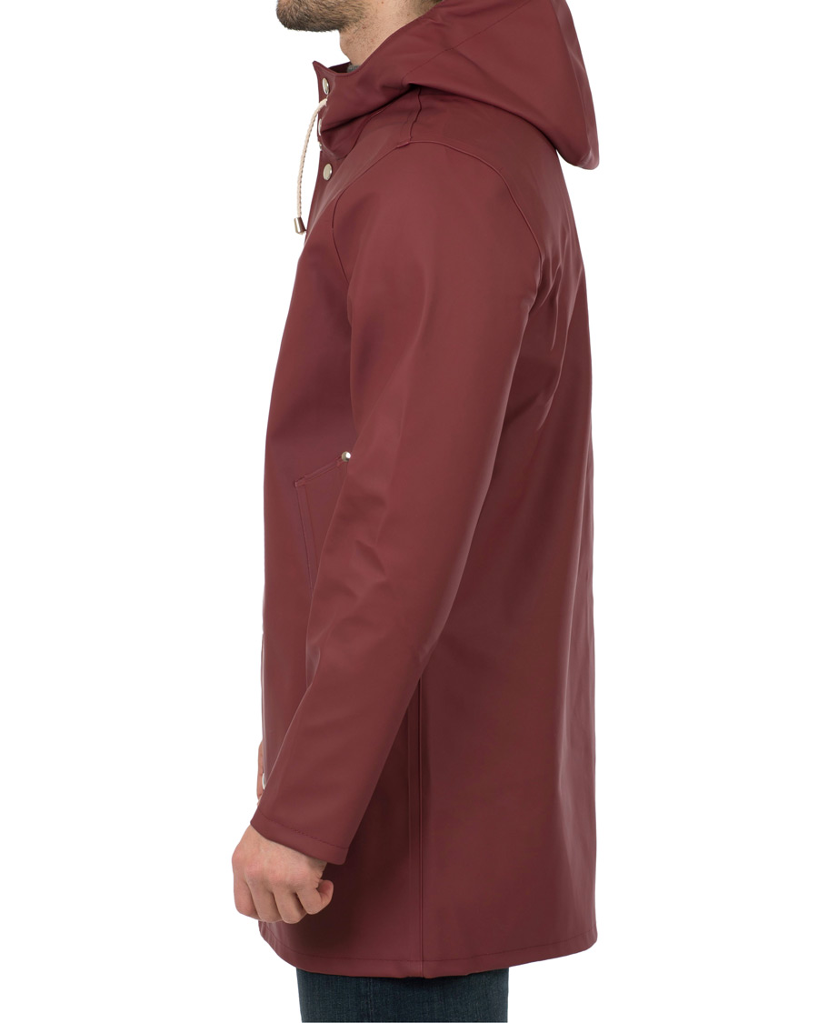 Herren | Jacken | Stutterheim | Stockholm Raincoat Burgundy