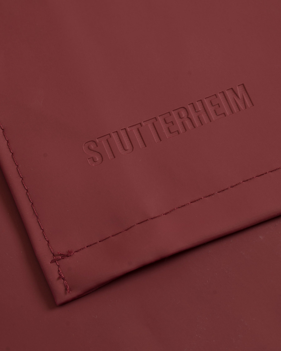 Herren | Jacken | Stutterheim | Stockholm Raincoat Burgundy
