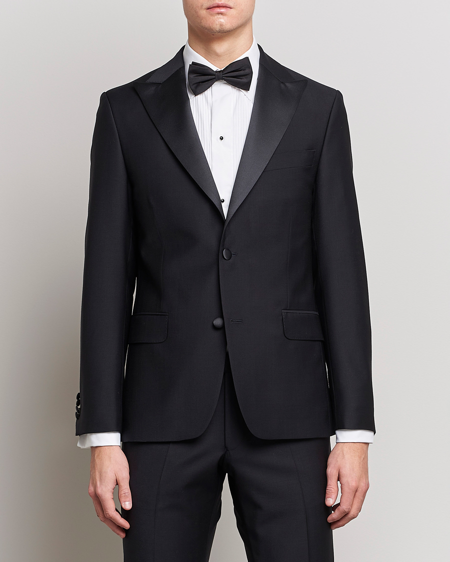 Herren | Sakkos | Oscar Jacobson | Elder Tuxedo Blazer Black