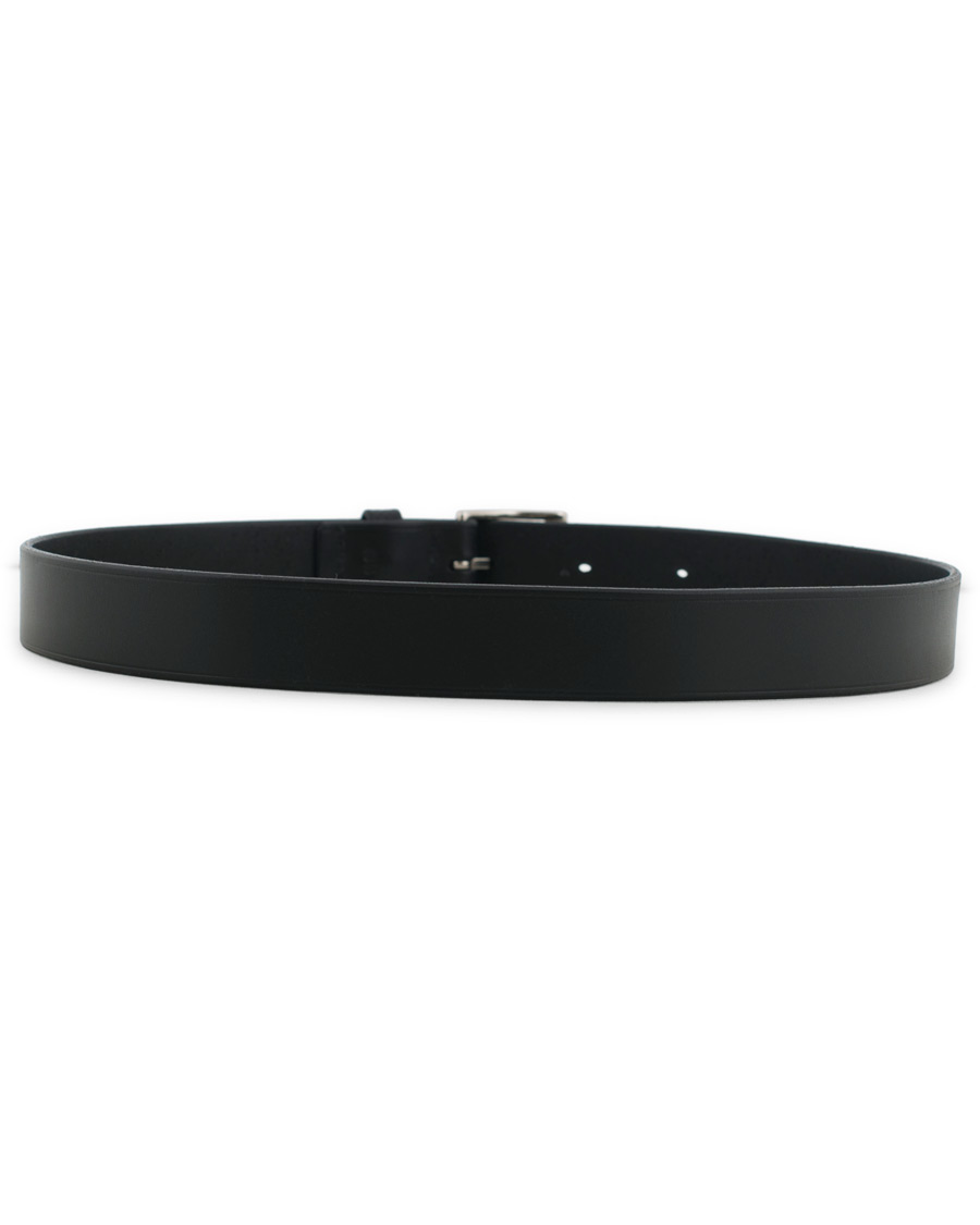 Herren | Tärnsjö Garveri Leather Belt 3cm Black | Tärnsjö Garveri | Leather Belt 3cm Black