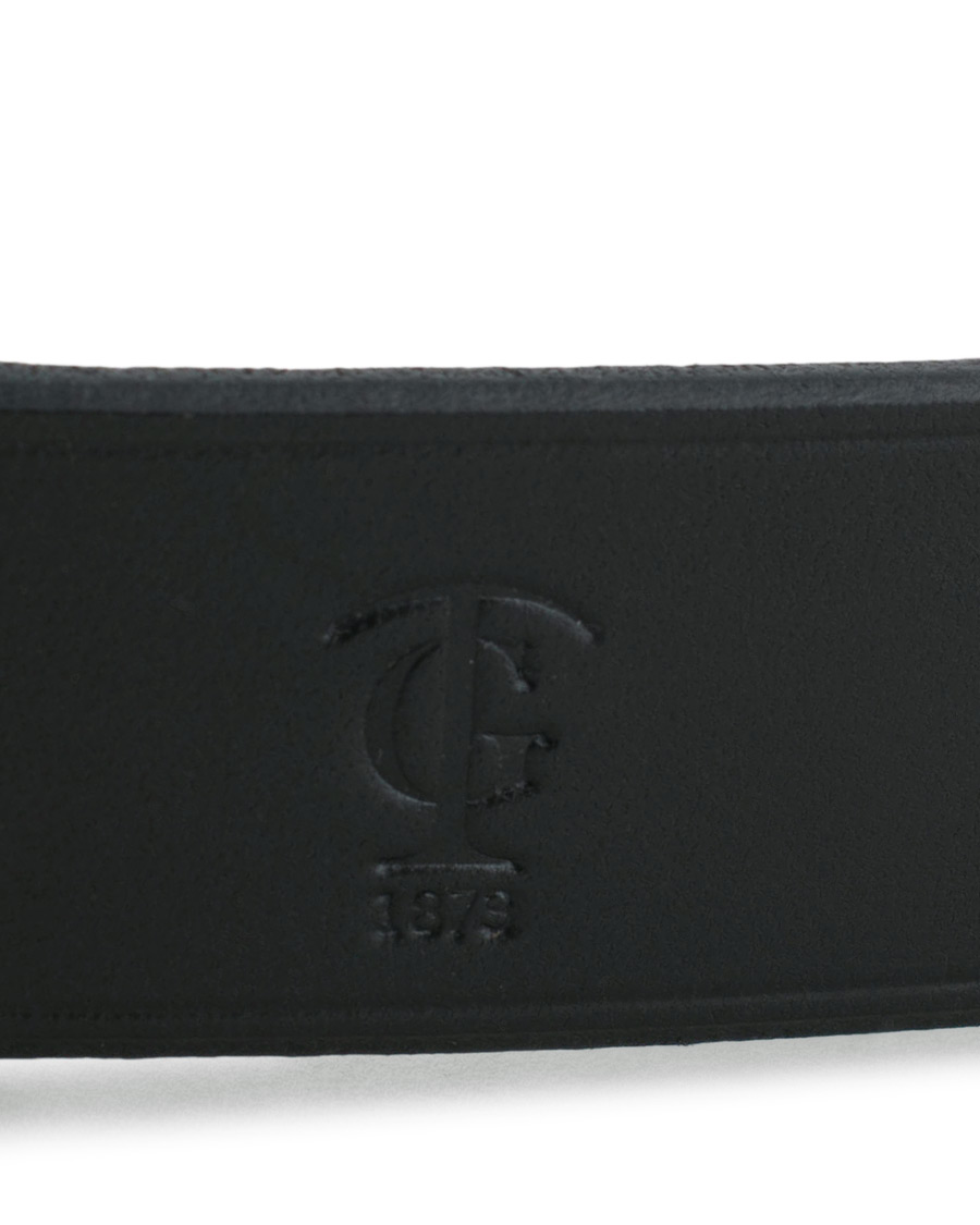 Herren | Tärnsjö Garveri Leather Belt 3cm Black | Tärnsjö Garveri | Leather Belt 3cm Black