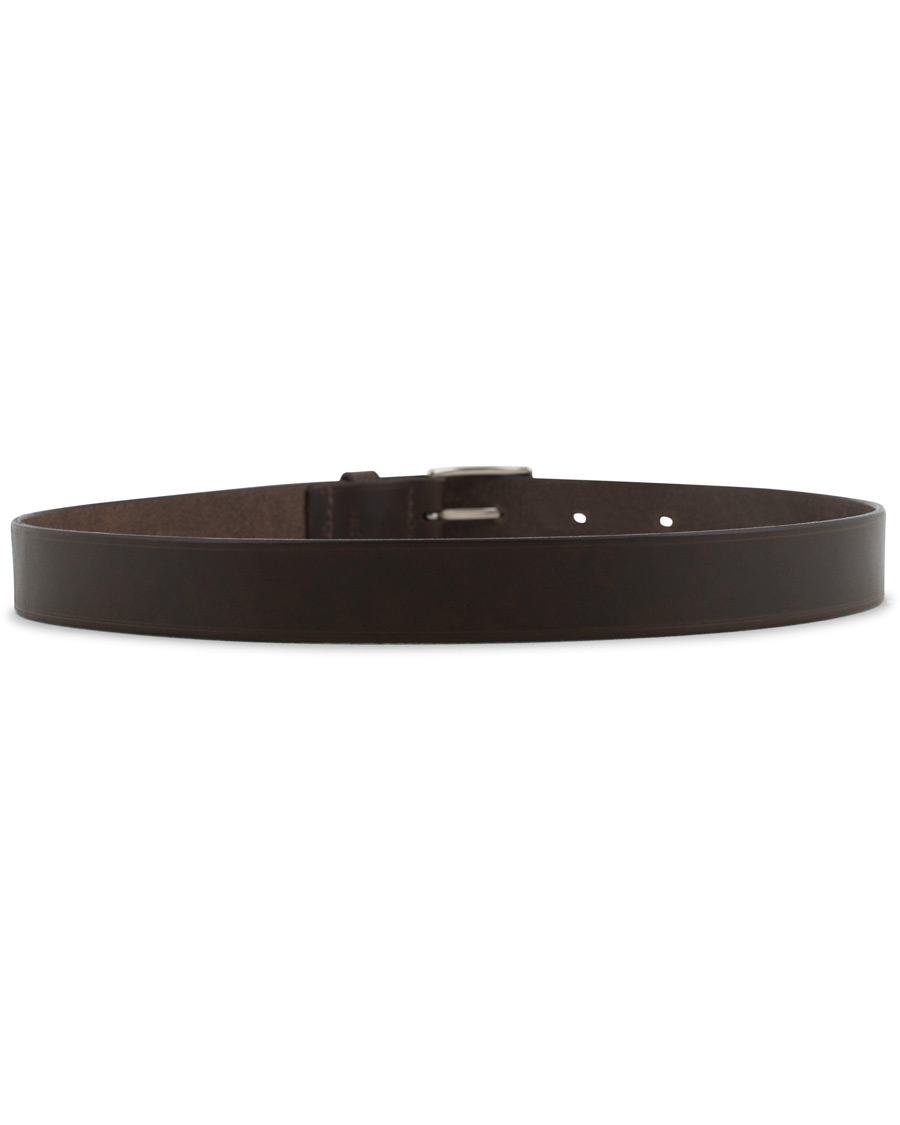 Herren | Tärnsjö Garveri Leather Belt 3cm Dark Brown | Tärnsjö Garveri | Leather Belt 3cm Dark Brown