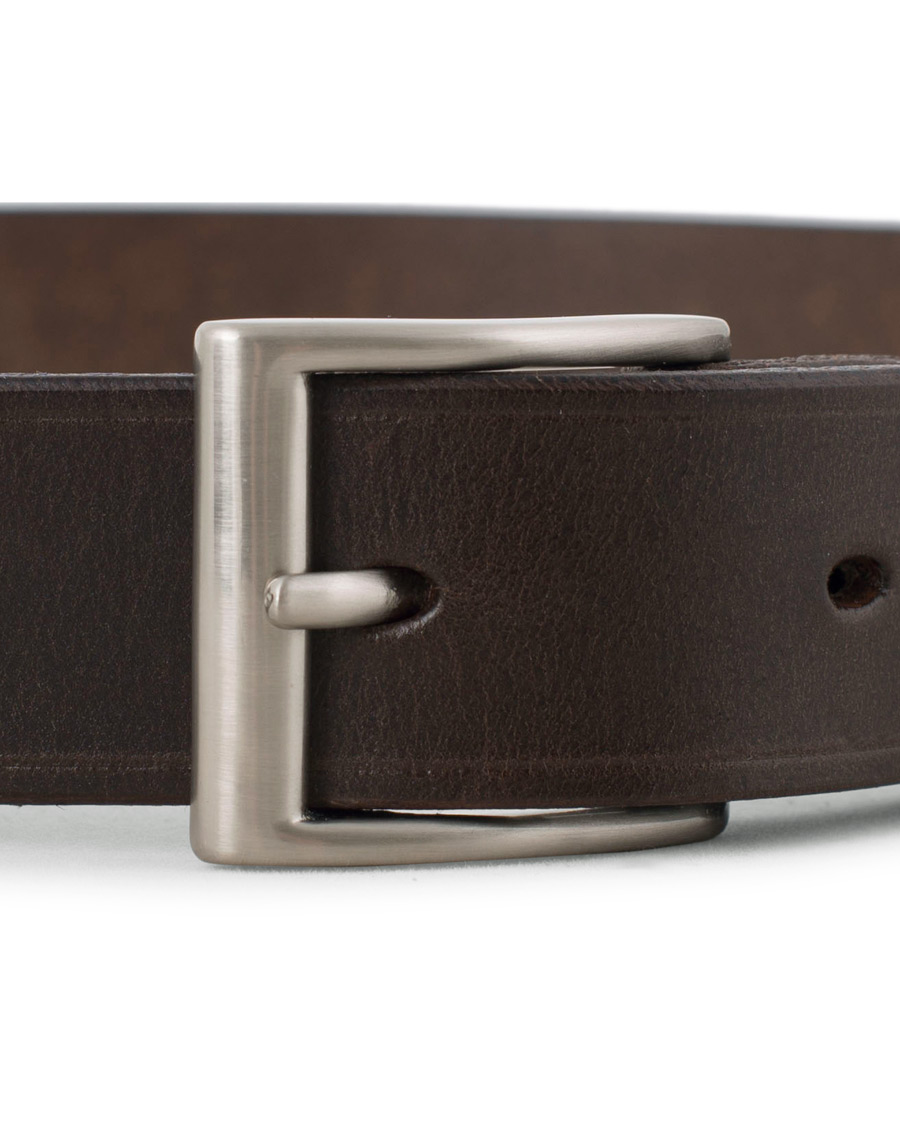 Herren | Tärnsjö Garveri Leather Belt 3cm Dark Brown | Tärnsjö Garveri | Leather Belt 3cm Dark Brown