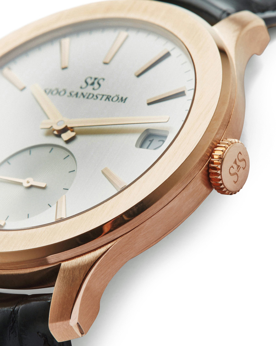 Herren | Sjöö Sandström Royal Capital AU-1740-1 Limited Edition Black Alligator | Sjöö Sandström | Royal Capital AU-1740-1 Limited Edition Black Alligator