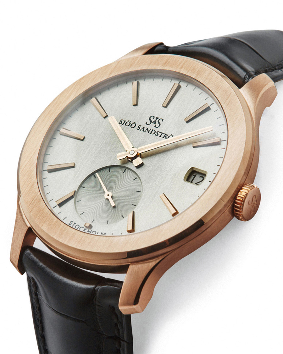 Herren | Sjöö Sandström Royal Capital AU-1740-1 Limited Edition Black Alligator | Sjöö Sandström | Royal Capital AU-1740-1 Limited Edition Black Alligator